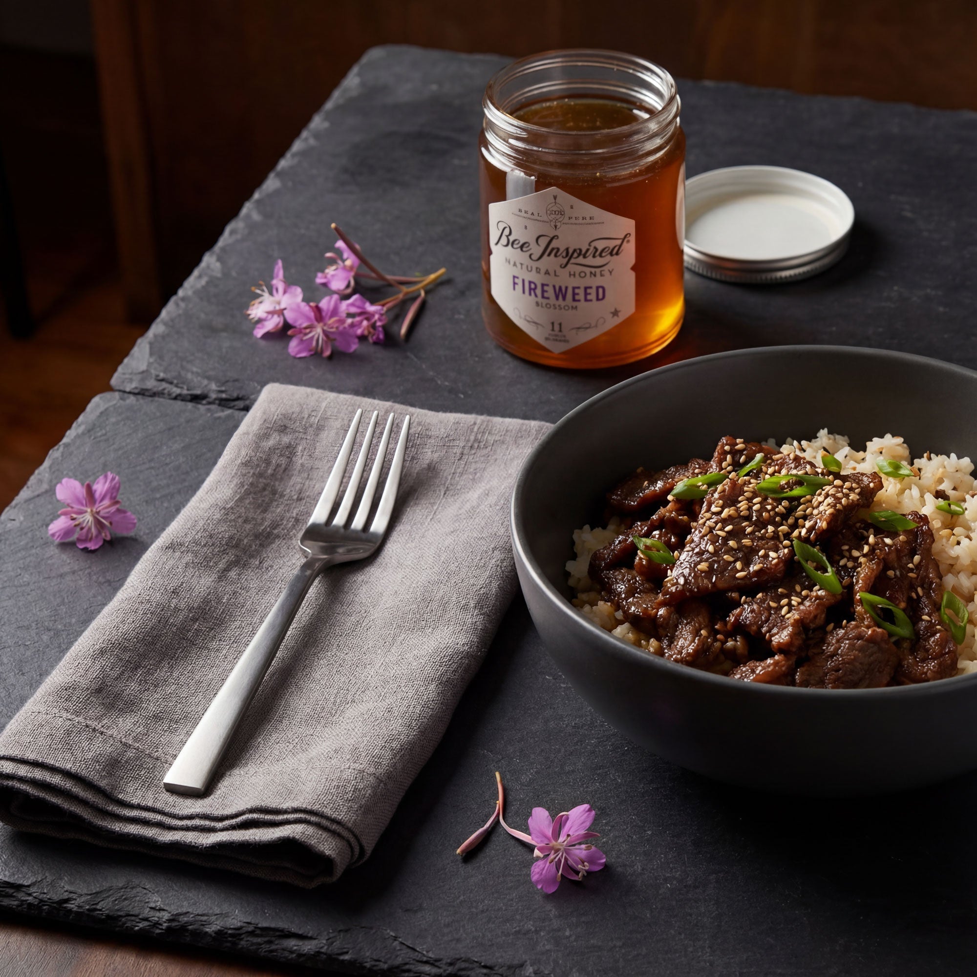 Beef Bulgogi with Fireweed Honey