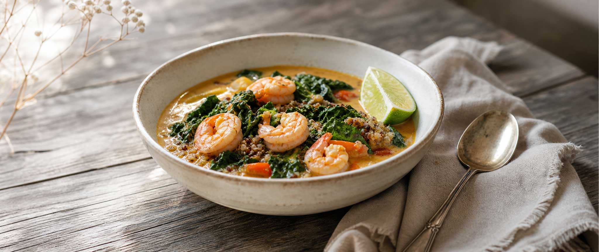 Thai Shrimp Stew with Kale