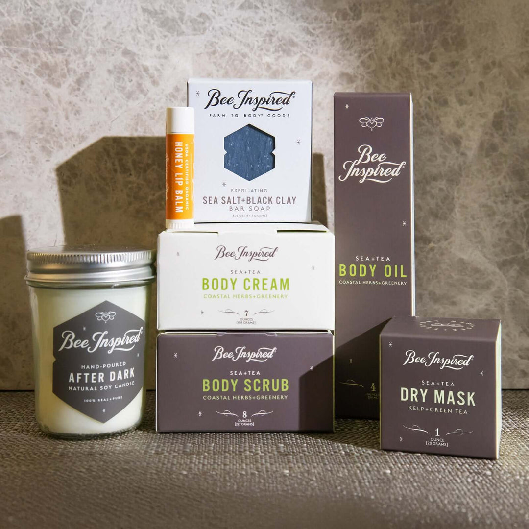products in the King Bee Body Care kit