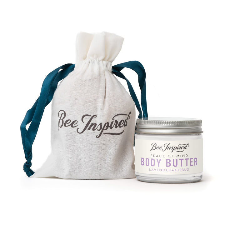Body butter jar with &