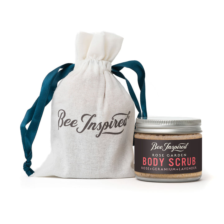 rose garden body scrub party favor