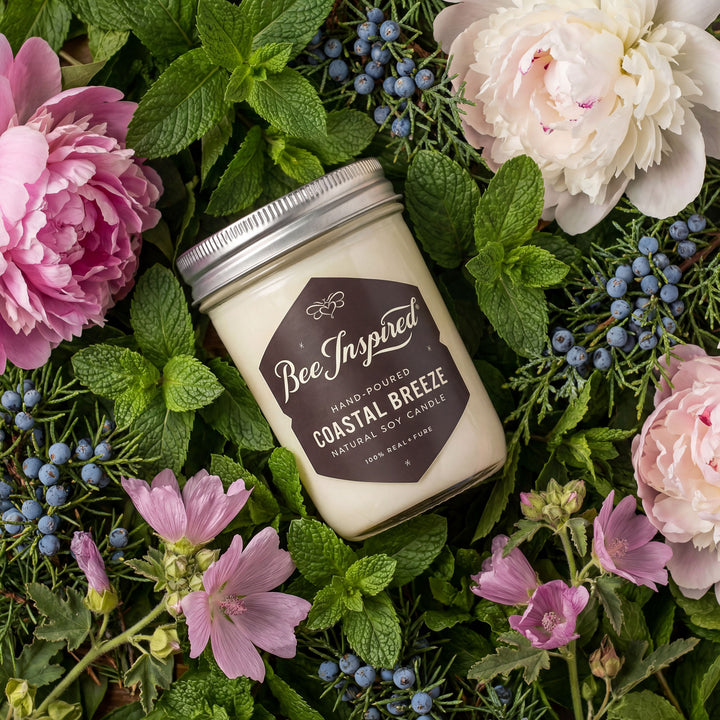 Candle labeled &