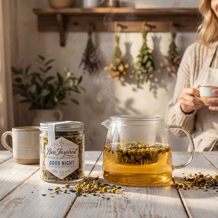 Tea-making setup with &