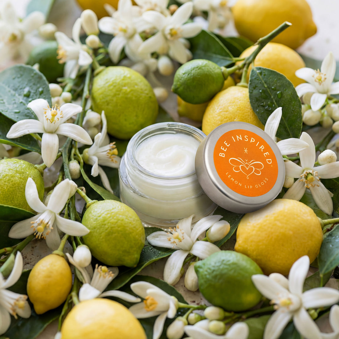 Cream jar with lid labeled &