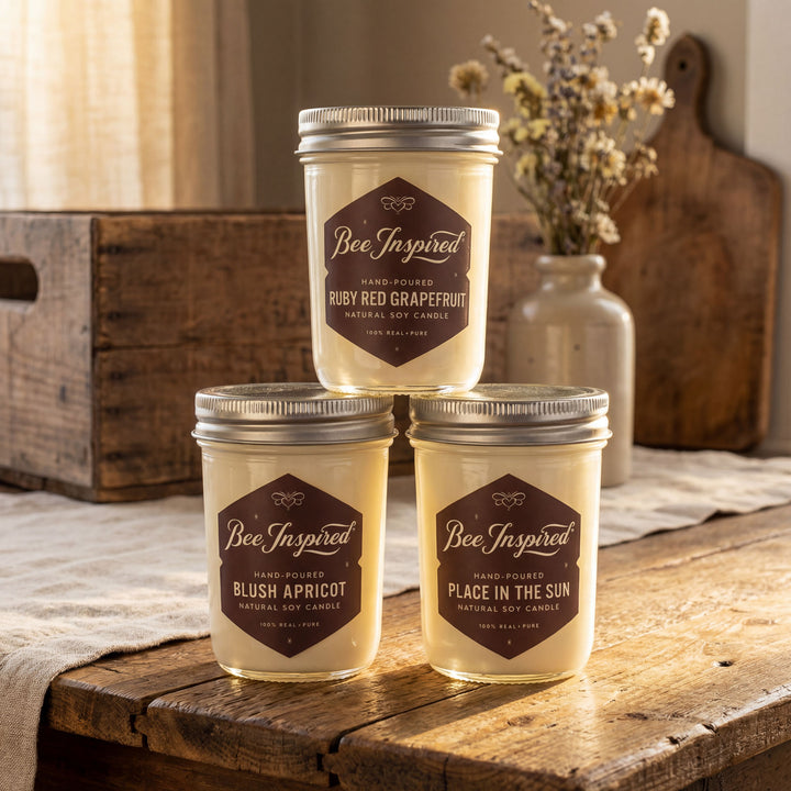 Three jars of &